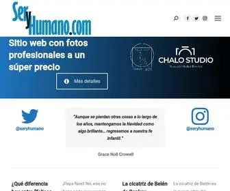 Seryhumano.com(Revista Digital) Screenshot