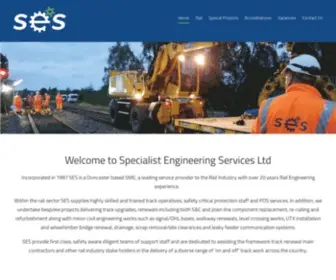 Ses-Group.co.uk(Civil Engineering and Rail Engineering) Screenshot