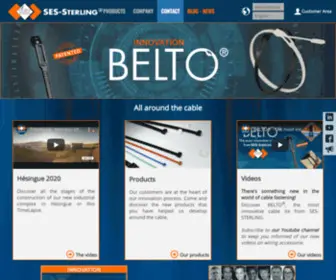 Ses-Sterling.com(SES-STERLING fabricant de produits professionnels autour du câble. Accessoires de câblage) Screenshot