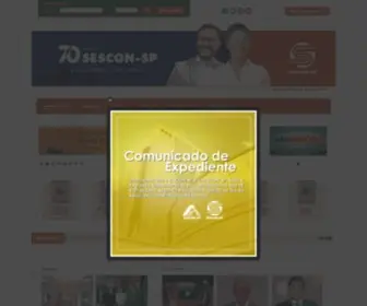 Sesconsc.org.br(SESCON/SC) Screenshot