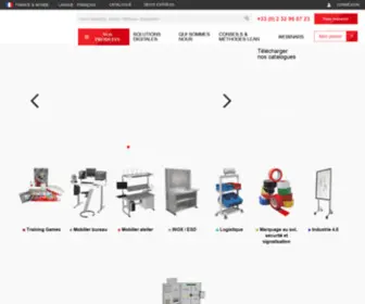 Sesa-SYstems.nl(Leader Mondial d'équipement LEAN Manufacturing) Screenshot