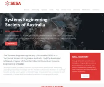 Sesa.org.au(Systems Engineering Society of Australia) Screenshot