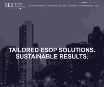 Sesadvisors.com(SES ESOP Strategies) Screenshot