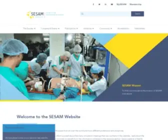 Sesam-Web.org(The SESAM website) Screenshot