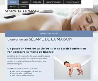 Sesamedelamaison.com(SÉSAME) Screenshot