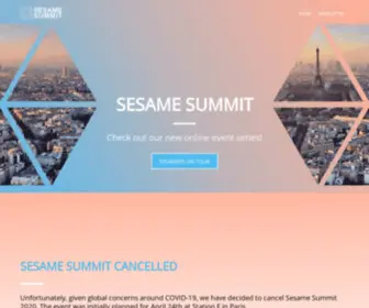 Sesamesummit.com(Sesame Summit) Screenshot