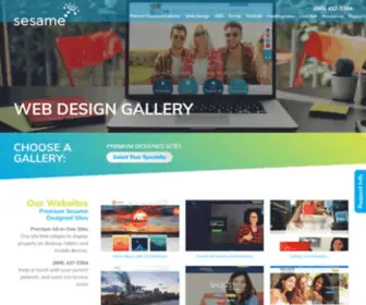 Sesamewebdesign.com(Sesame Communications) Screenshot