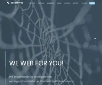 Sesamnet.ch(TYPO3 Webdesign Agentur in Bern und Bösingen) Screenshot