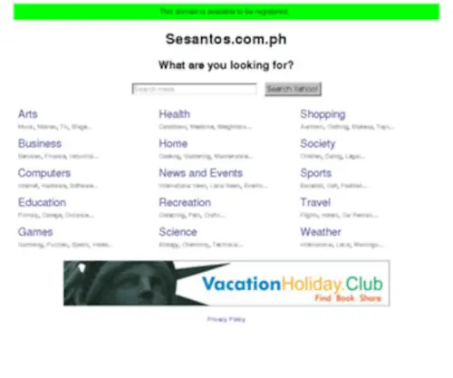 Sesantos.com.ph(Sonnie Santos) Screenshot