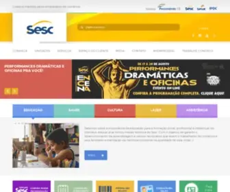 Sesc-CE.com.br(Ceará) Screenshot