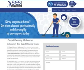 Sescarpetcleaningmelbourne.com.au(Carpet Cleaning Melbourne) Screenshot