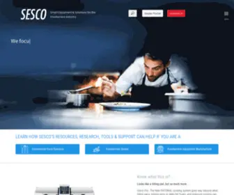 Sesco.biz(Smart Foodservice Equipment Solutions) Screenshot