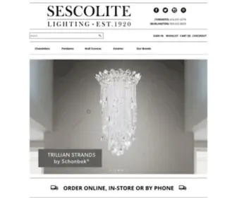 Sescolite.com(Sescolite Lighting) Screenshot