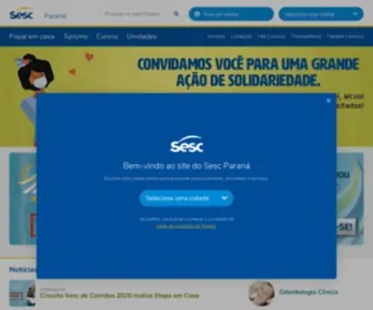 SescPr.com.br(Serviço Social do Comércio) Screenshot