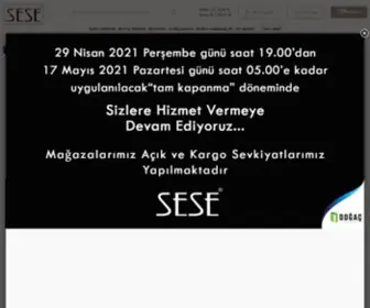 Sese.com.tr(Online Mağaza) Screenshot