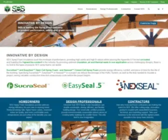 Sesfoam.com(SES Spray Foam Insulation) Screenshot