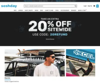 Seshday.com(Action Sports Store) Screenshot