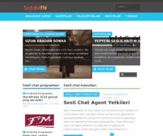 Seslichatfm.com(Seslichat FM) Screenshot