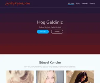 Seslipiyasa.com(Türkiye'nin) Screenshot