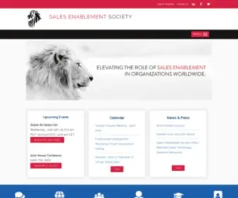 Sesociety.org(Sales Enablement Society) Screenshot