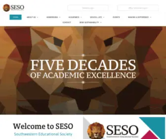 Sesolion.com(Southwestern Educational Society) Screenshot