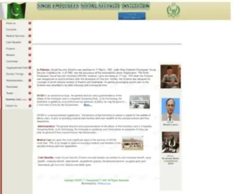 Sessi.gov.pk(Of Sindh) Screenshot