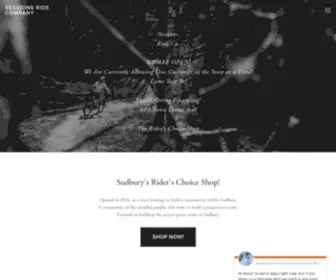 Sessionsride.com(Sessions Ride Co) Screenshot