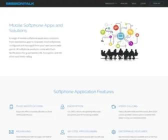 Sessiontalk.co.uk(Mobile Softphone Apps and Solutions) Screenshot