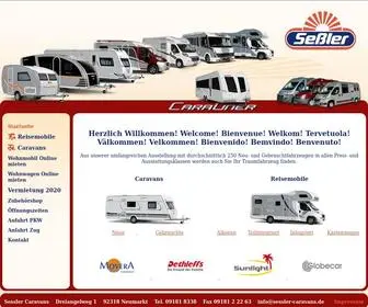 Sessler-Caravans.de(Startseite) Screenshot