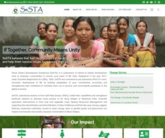 Sesta.org(Seven Sisters Development Assistance) Screenshot