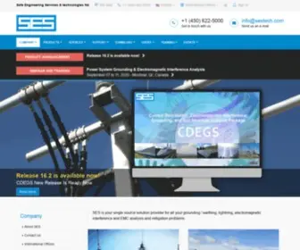 Sestech.com(SES & technologies ltd) Screenshot