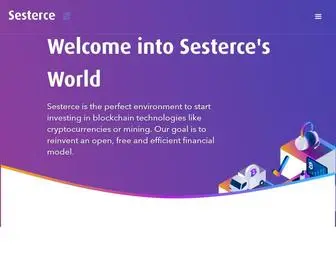 Sesterce.com(World leader in crypto mining solutions) Screenshot