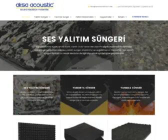 Sesyalitimsungeri.com(Ses Yalıtım Süngeri) Screenshot