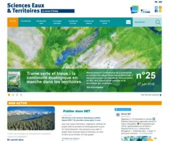 Set-Revue.fr(Sciences Eaux & Territoires) Screenshot
