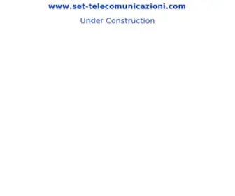 Set-Telecomunicazioni.com(Set Telecomunicazioni) Screenshot