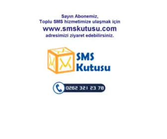 Setafon.com.tr(Türkiye'nin Toplu SMS Operatörü) Screenshot