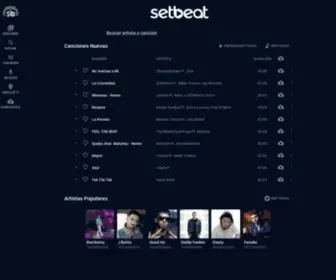 Setbeat.com(Música gratis en Android) Screenshot