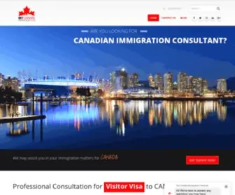 Setcanadaimmigration.com(Immigration Consultant in Surrey for Canadaian Immigration Services) Screenshot