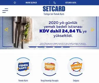 Setcard.com.tr(Yemek Kart) Screenshot