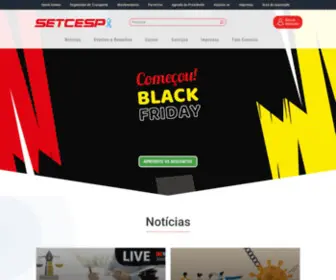 Setcesp.org.br(Sindicato das empresas de transporte de SP) Screenshot