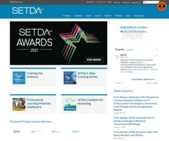Setda.com(Leadership, Technology, Innovation, Learning) Screenshot