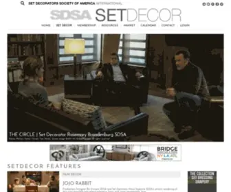 Setdecorators.org(Set Decorators of America) Screenshot