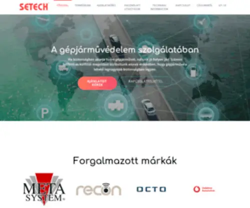 Setech.hu(Főoldal) Screenshot