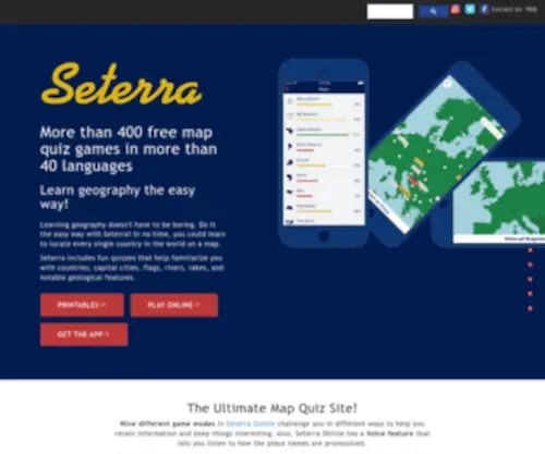 Seterra.com(Seterra Geography Games) Screenshot