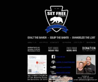 Setfreesb.com(Set Free SanBernardino) Screenshot