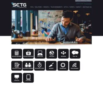 Setg.fr(Votre prestataire Sage et Wavesoft dans le Nord) Screenshot