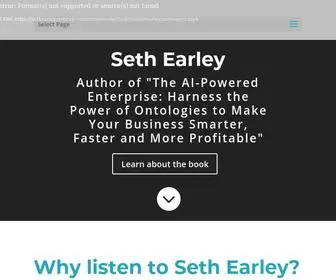 Sethearley.com(Seth Earley) Screenshot