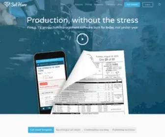 Setheroapp.com(Film Production Management Software) Screenshot