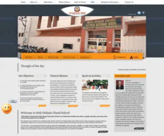 Sethhukumchandschool.com(Seth Hukam Chand School) Screenshot