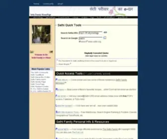 Sethi.org(Sethi) Screenshot